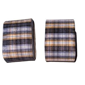 Watch Pillows JBB Storage Display Watches Bracelets Jewelry Plaid Set Of 2 NWOT